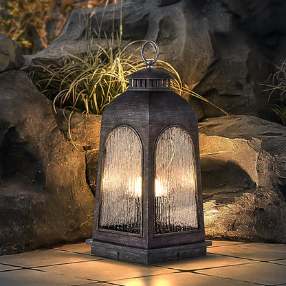 Vintage Waterproof Solar Lantern Outdoor LED Landscape Lighting - Flyachilles
