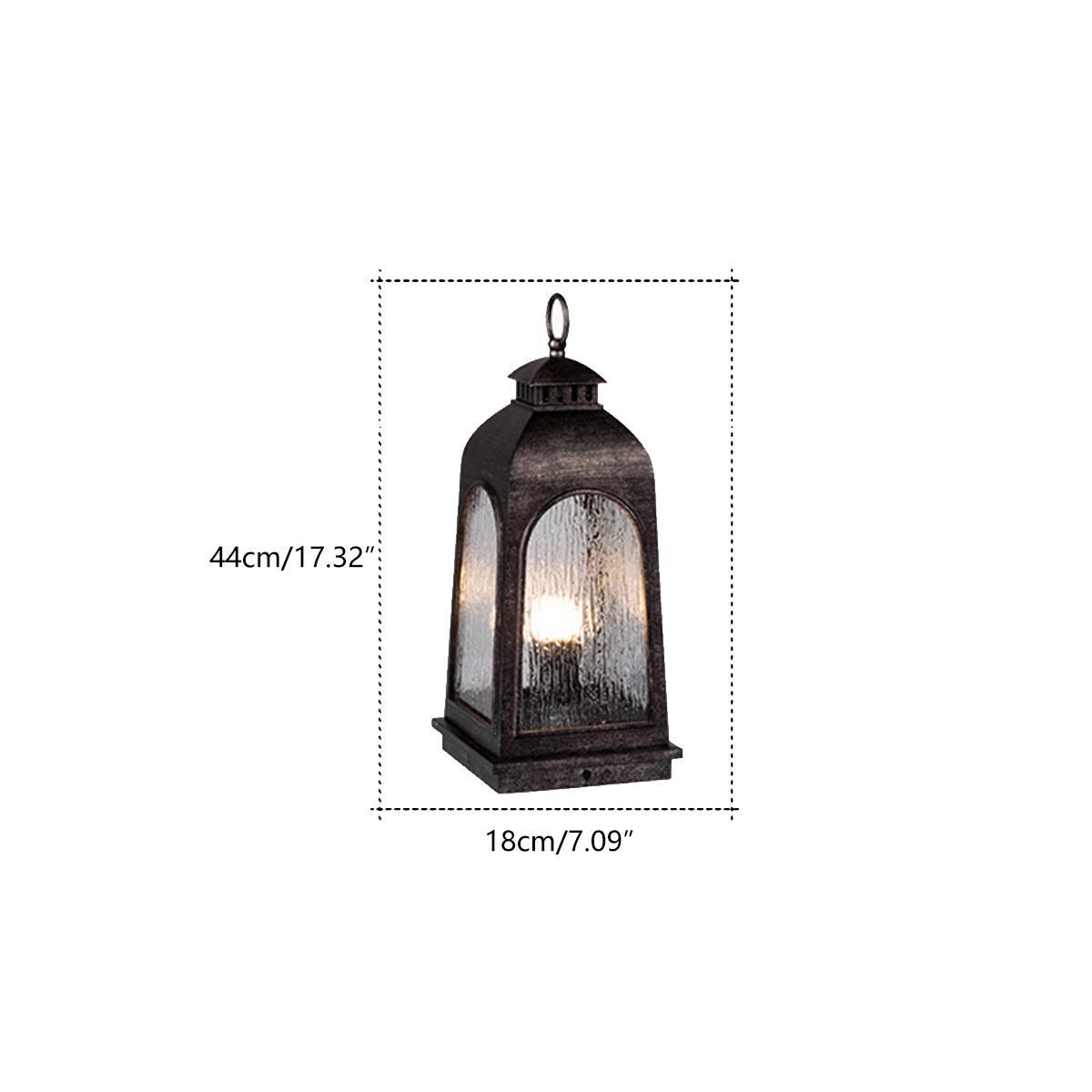 Vintage Waterproof Solar Lantern Outdoor LED Landscape Lighting - Flyachilles