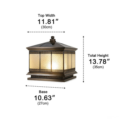 Vintage Waterproof Tower Shape Fence Outdoor Post Caps Lights - Flyachilles