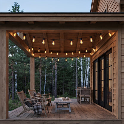 Waterproof 10 LED Outdoor String Lights 16.85ft - Flyachilles