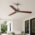 Waterproof 3-Blade Streamlined Wood Outdoor Ceiling Fan - Flyachilles