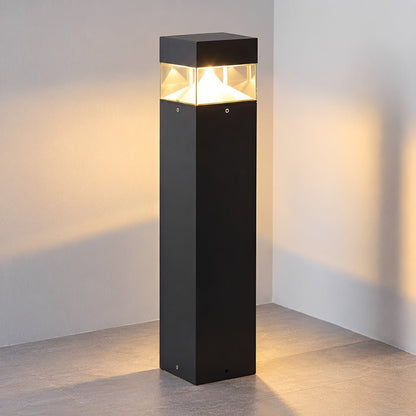 Waterproof Aluminum Metal Post Bollard Light Pillar Lantern Pathway - Flyachilles