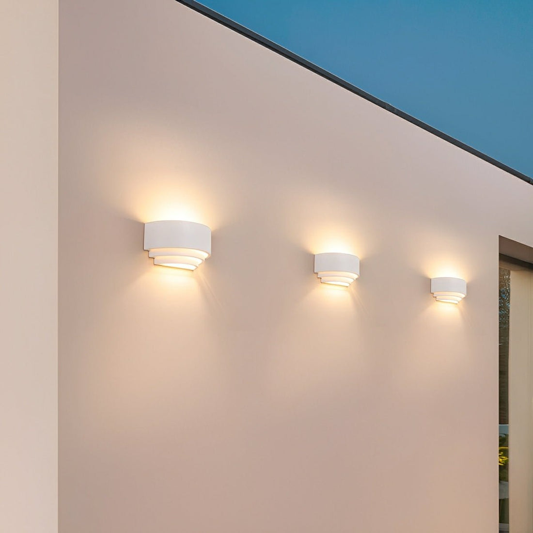 Waterproof Cement Tiered Up and Down LED Outdoor Wall Lights - Flyachilles