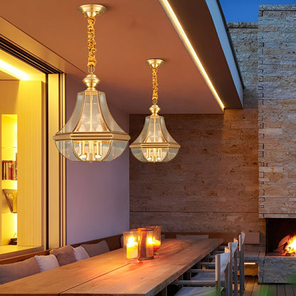 Waterproof Copper Luxury Diamond LED Outdoor Pandent Lights - Flyachilles