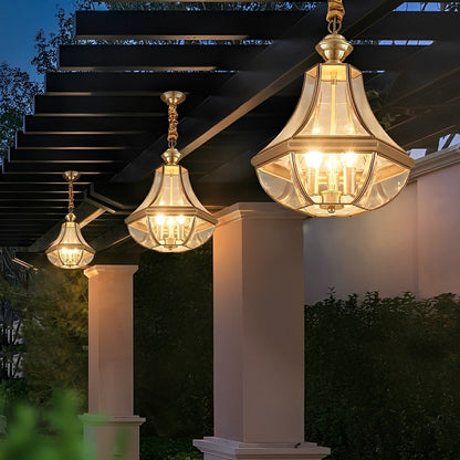 Waterproof Copper Luxury Diamond LED Outdoor Pandent Lights - Flyachilles