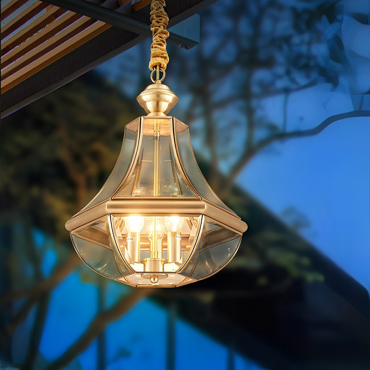 Waterproof Copper Luxury Diamond LED Outdoor Pandent Lights - Flyachilles