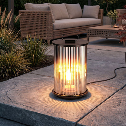 Waterproof Cylinder Outdoor Lantern Post Light Pathway Lighting - Flyachilles