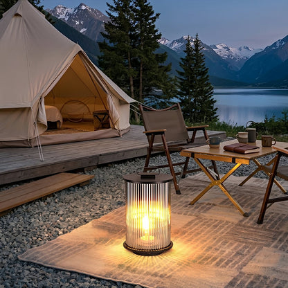Waterproof Cylinder Outdoor Lantern Post Light Pathway Lighting - Flyachilles
