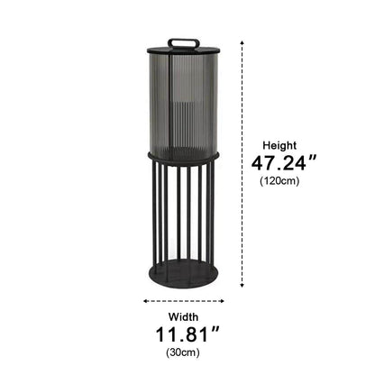 Waterproof Cylinder Outdoor Lantern Post Light Pathway Lighting - Flyachilles