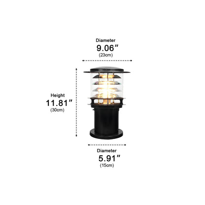 Waterproof Cylinder Tiered LED Outdoor Landscape Lighting - Flyachilles