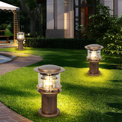 Waterproof Cylinder Tiered LED Outdoor Landscape Lighting - Flyachilles