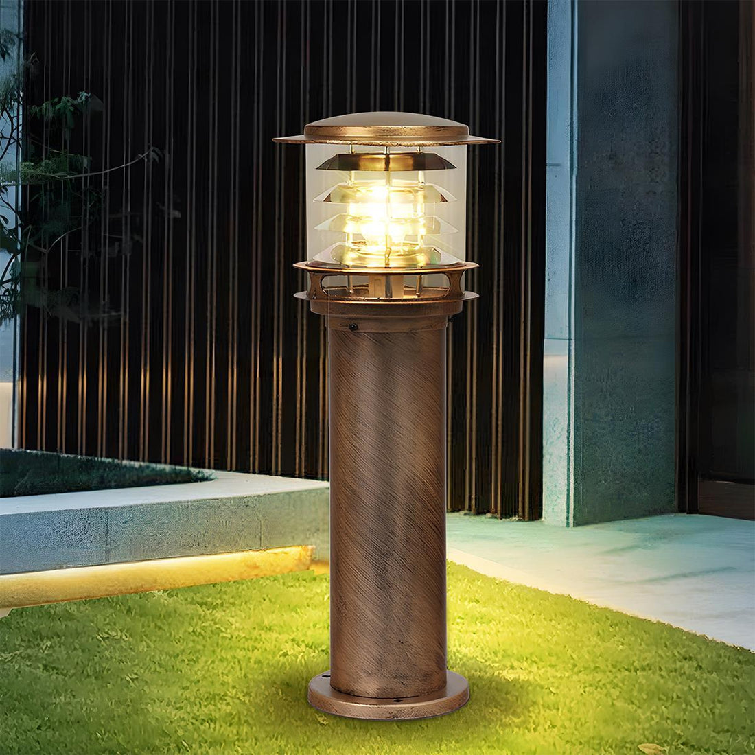 Waterproof Cylinder Tiered LED Outdoor Landscape Lighting - Flyachilles