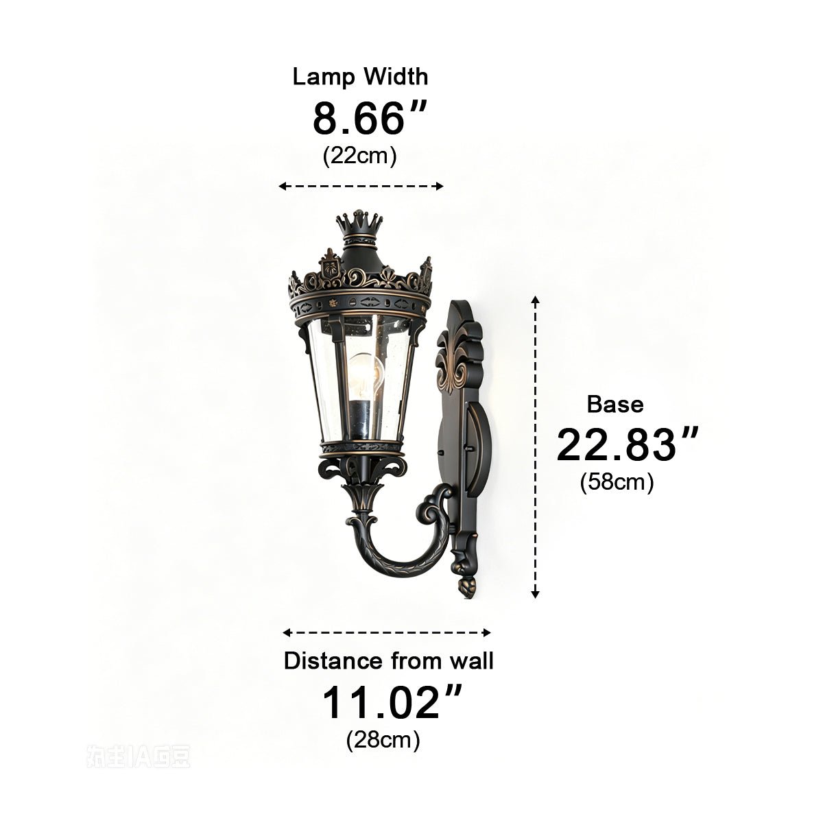 Waterproof European Mid-Century Outdoor Wall Light - Flyachilles