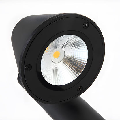Waterproof Flash Black Modern Column Outdoor Street Pole Lights - Flyachilles