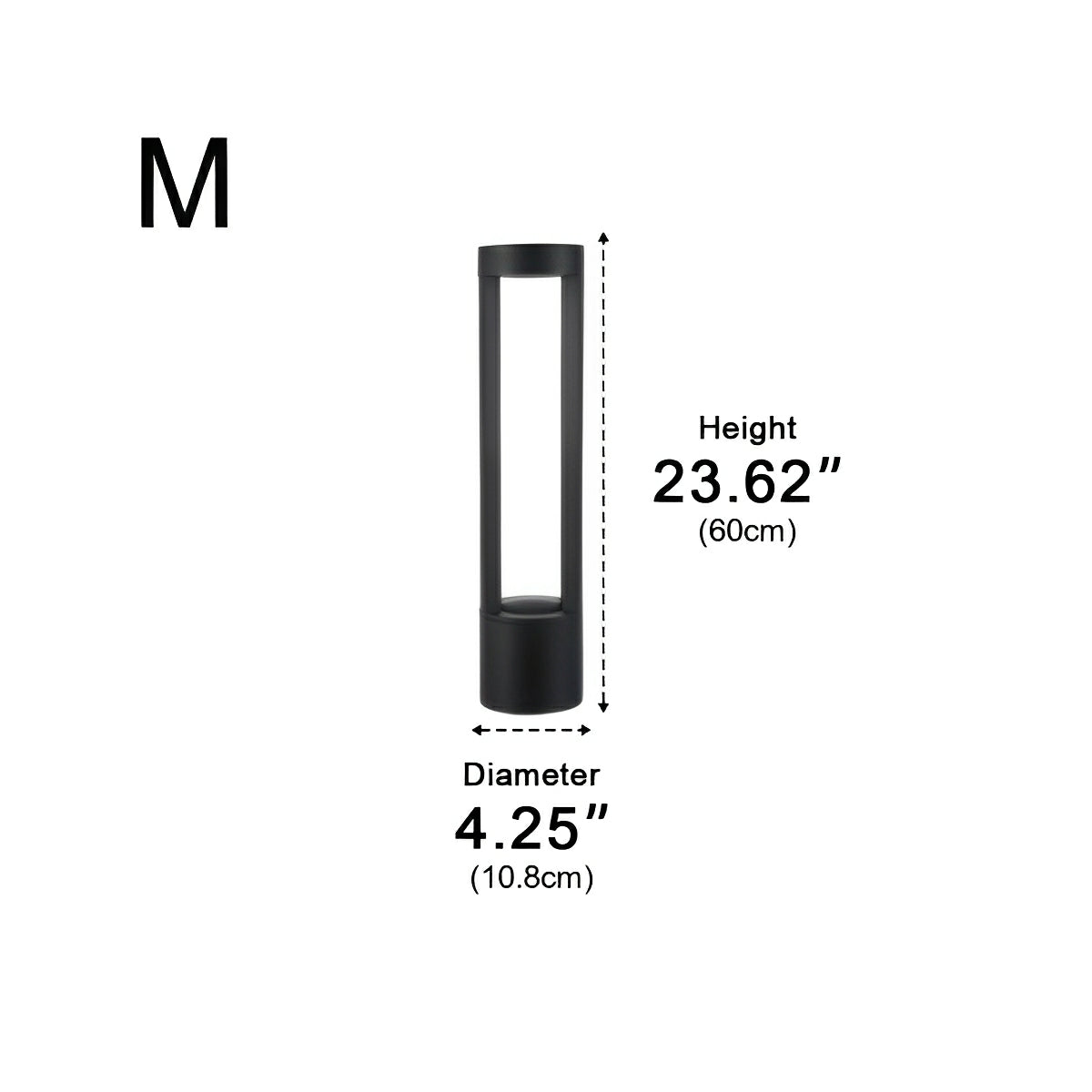 Waterproof Hollow Cylindrical Shaped LED Lamp Post Lights - Flyachilles
