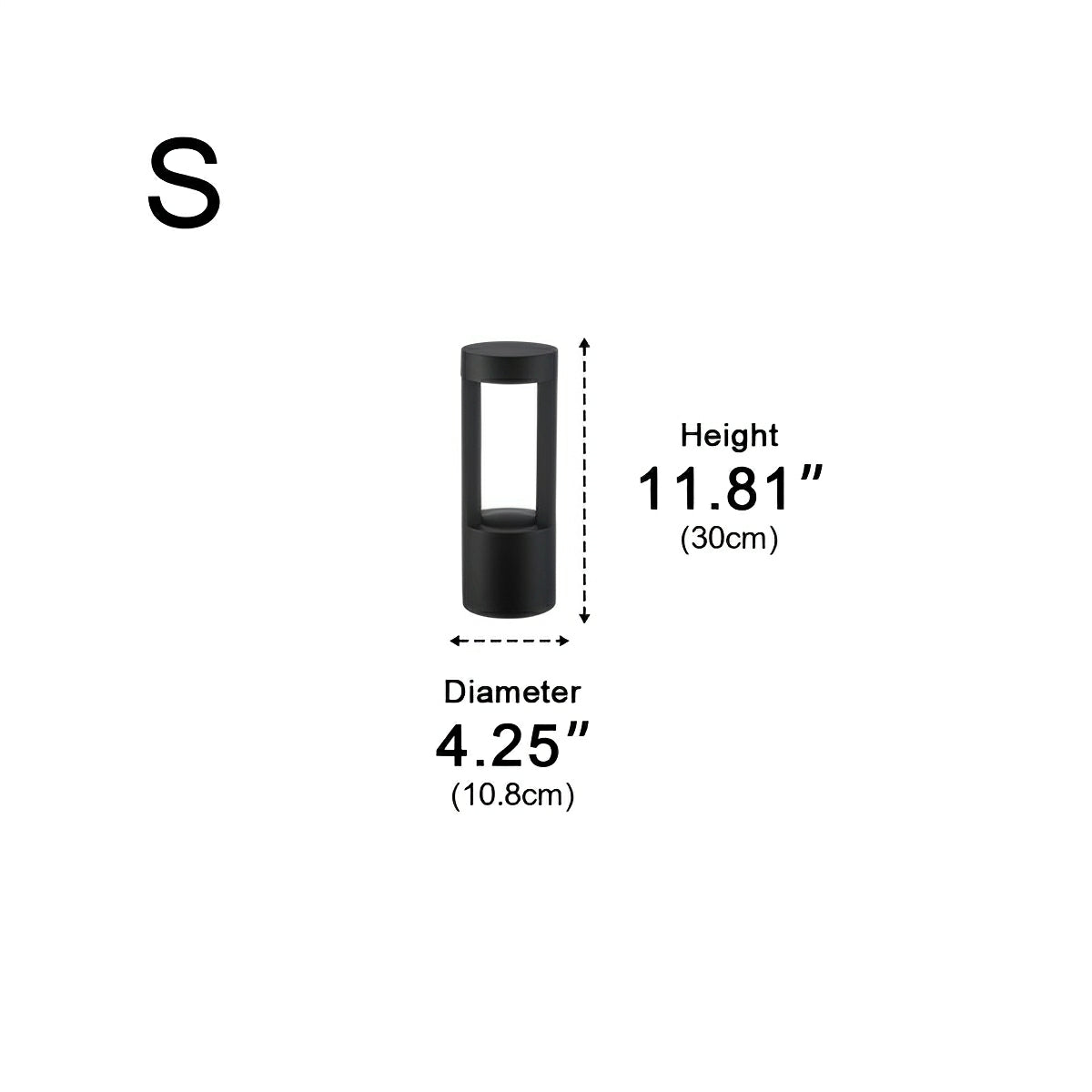 Waterproof Hollow Cylindrical Shaped LED Lamp Post Lights - Flyachilles