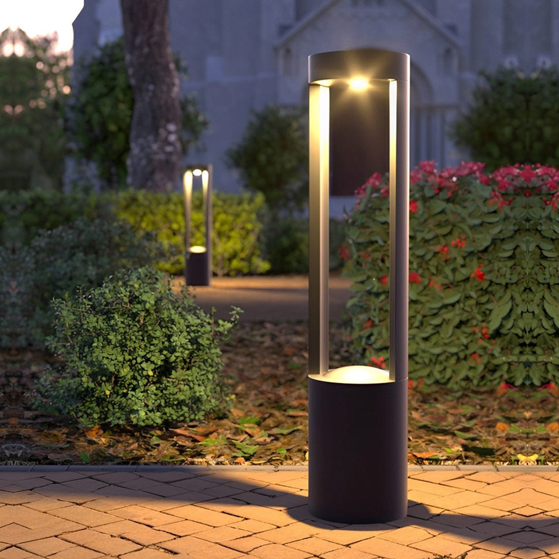 Waterproof Hollow Cylindrical Shaped LED Lamp Post Lights - Flyachilles