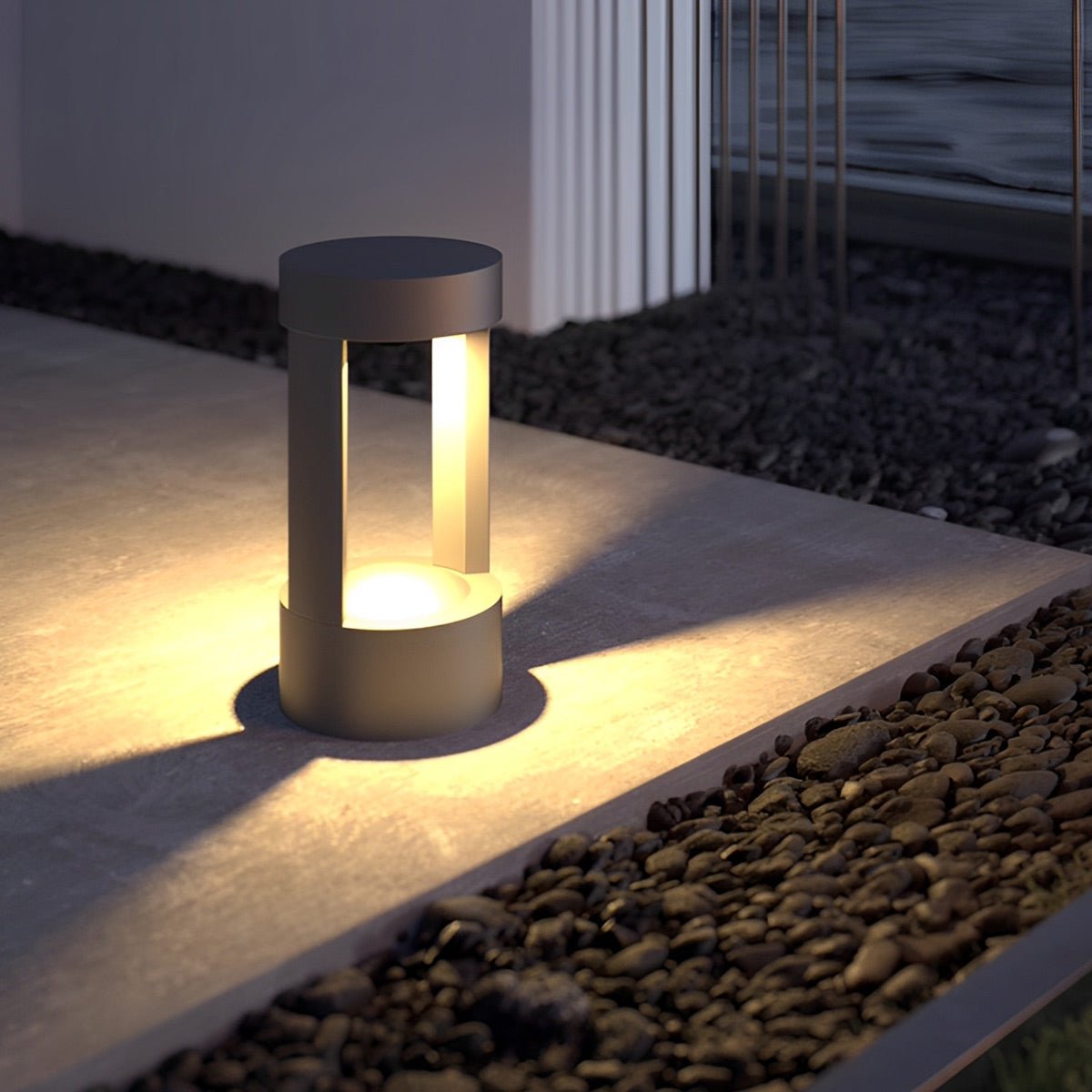 Waterproof Hollow Cylindrical Shaped LED Lamp Post Lights - Flyachilles