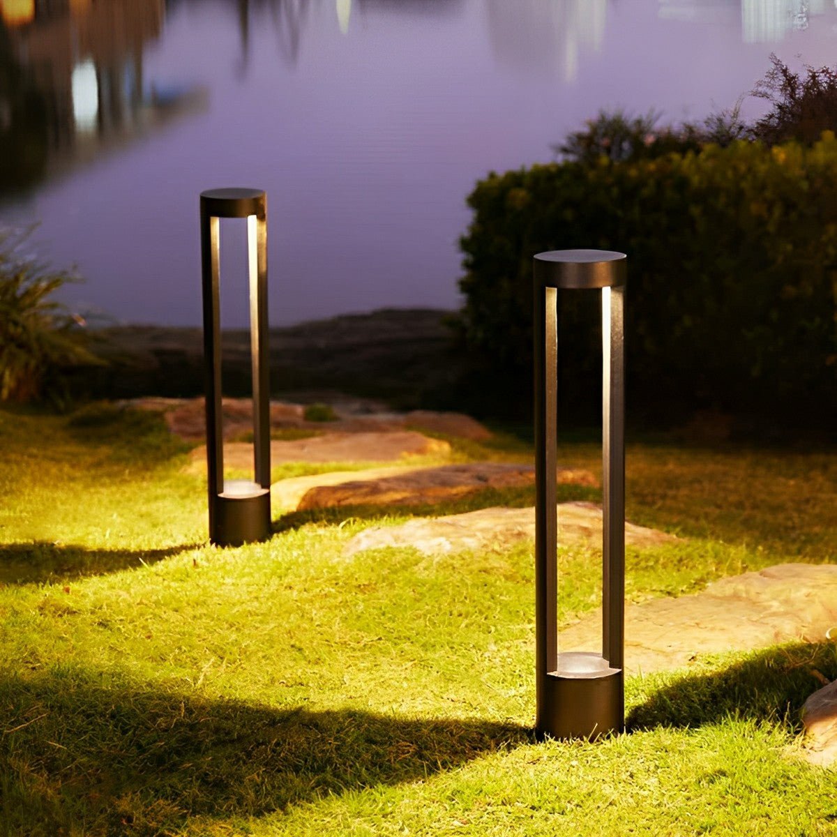 Waterproof Hollow Cylindrical Shaped LED Lamp Post Lights - Flyachilles
