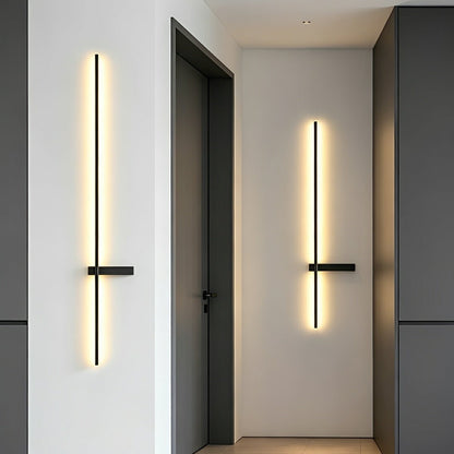 Waterproof Interlaced Line Strips Aluminum Metal Wall Sconce - Flyachilles