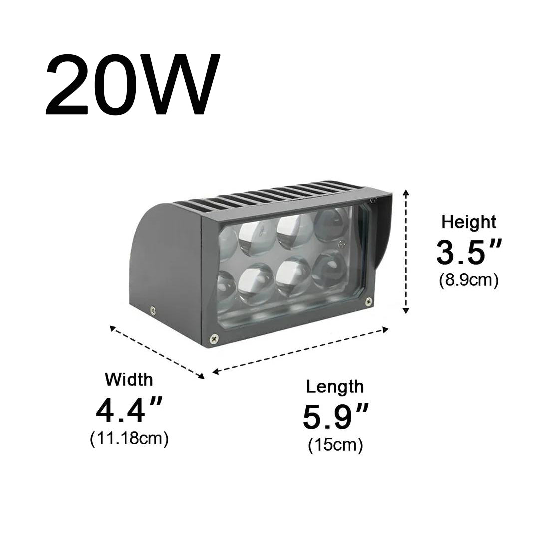 Waterproof IP65 LED Modern Outdoor Wall Lights Spotlight - Flyachilles