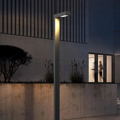 Waterproof LED Black Modern Column Outdoor Pole Street Light - Flyachilles