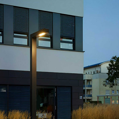 Waterproof LED Black Modern Column Outdoor Post Lights - Flyachilles