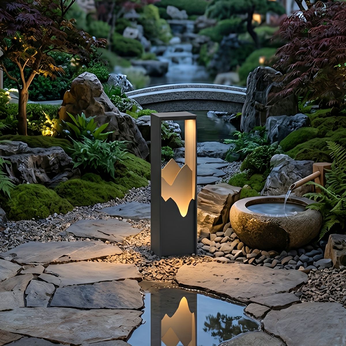 Waterproof LED Mountain Scenery Outdoor Path Lights - Flyachilles