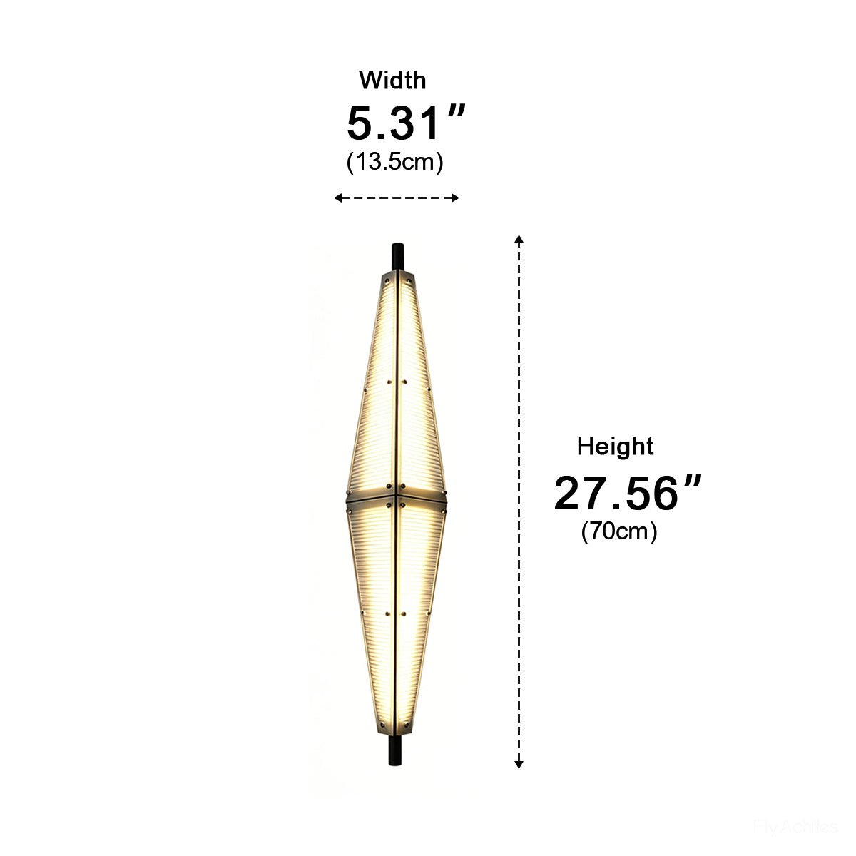 Waterproof Luxury Diamond Outdoor Wall Light - Flyachilles