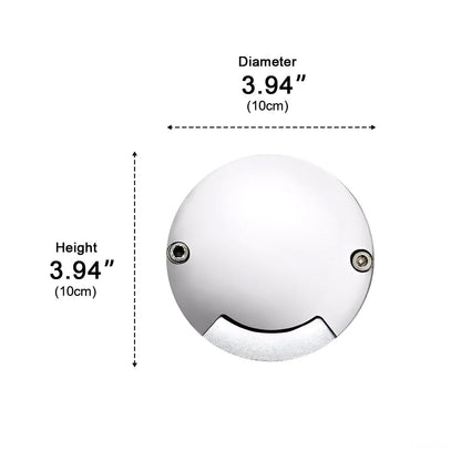 Waterproof Mdern Round LED Outdoor Step Lights Deck Stair Lights - Flyachilles
