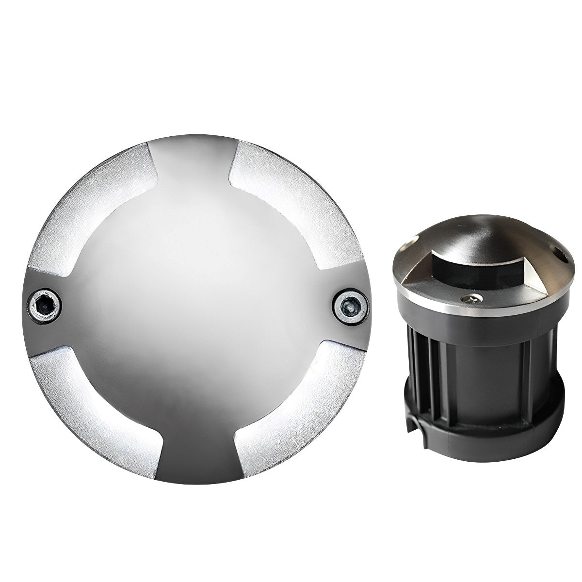 Waterproof Mdern Round LED Outdoor Step Lights Deck Stair Lights - Flyachilles