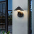 Waterproof Modern Black Umbrella Outdoor LED Wall Lights - Flyachilles