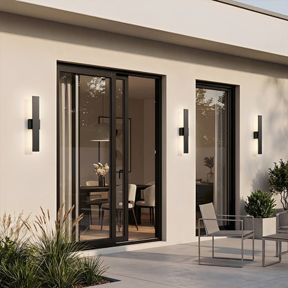 Waterproof Modern Dimmable Linear LED Outdoor Wall Light - Flyachilles