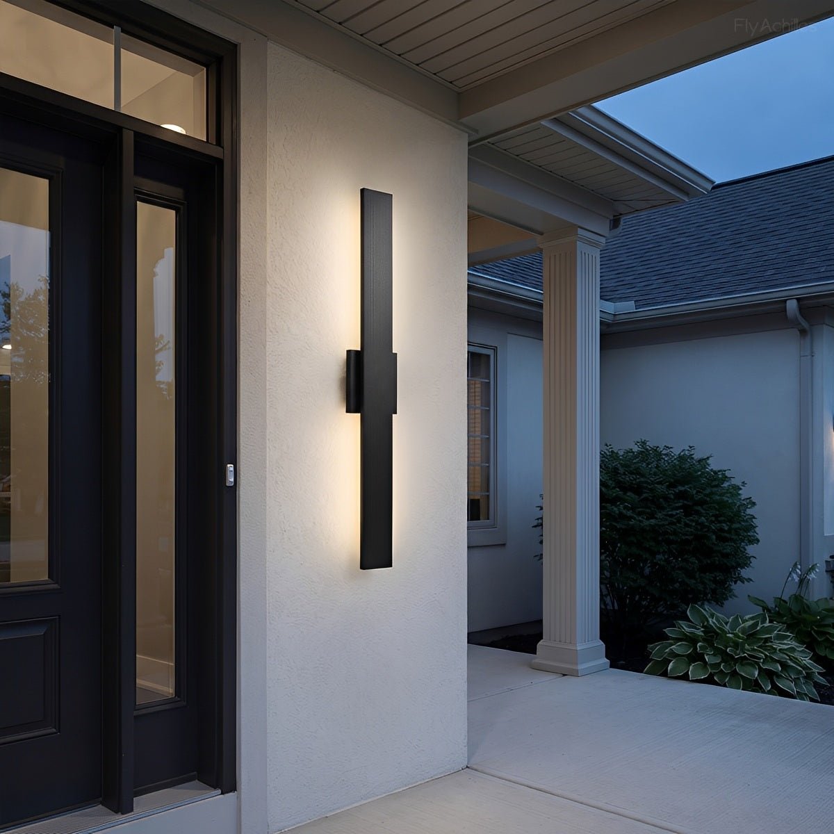 Waterproof Modern Dimmable Linear LED Outdoor Wall Light - Flyachilles