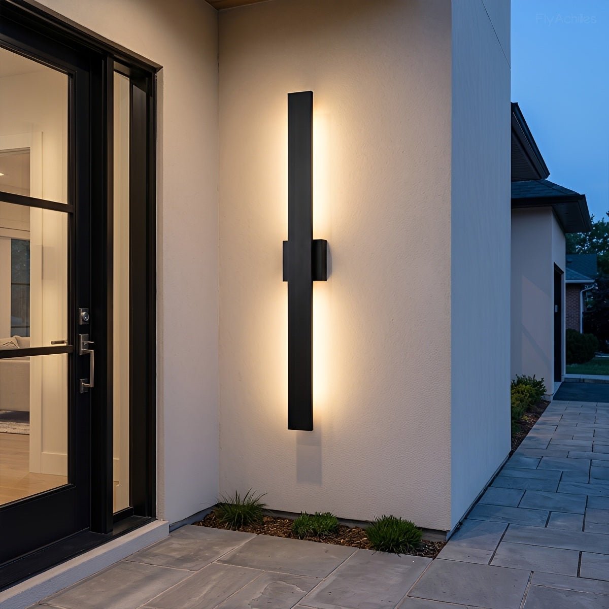 Waterproof Modern Dimmable Linear LED Outdoor Wall Light - Flyachilles