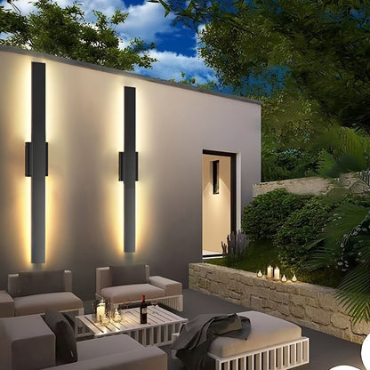 Waterproof Modern Dimmable Linear LED Outdoor Wall Light - Flyachilles