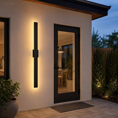 Waterproof Modern Dimmable Linear LED Outdoor Wall Light - Flyachilles