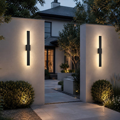 Waterproof Modern Dimmable Linear LED Outdoor Wall Light - Flyachilles