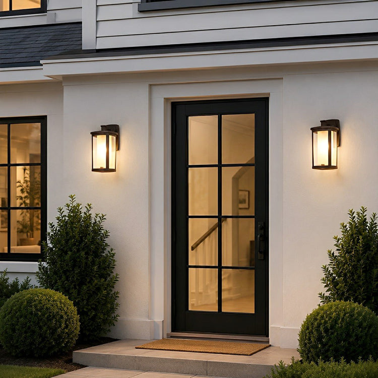 Waterproof Modern Farmhouse Outdoor LED Porch Wall Lights - Flyachilles