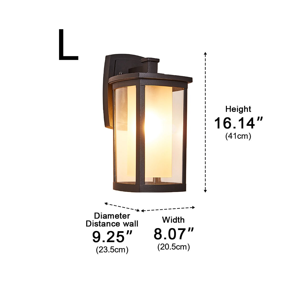 Waterproof Modern Farmhouse Outdoor LED Porch Wall Lights - Flyachilles