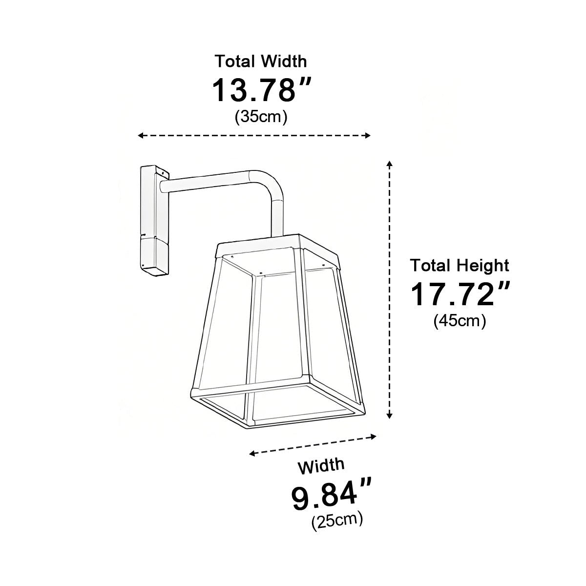 Waterproof Modern Farmhouse Outdoor Porch LED Wall Lights - Flyachilles