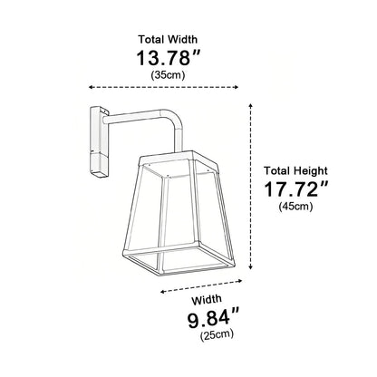 Waterproof Modern Farmhouse Outdoor Porch LED Wall Lights - Flyachilles