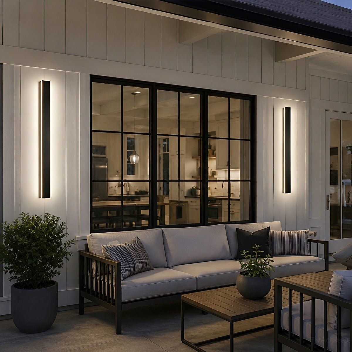 Waterproof Modern LED Long Strip Outdoor Wall Porch Lights - Flyachilles