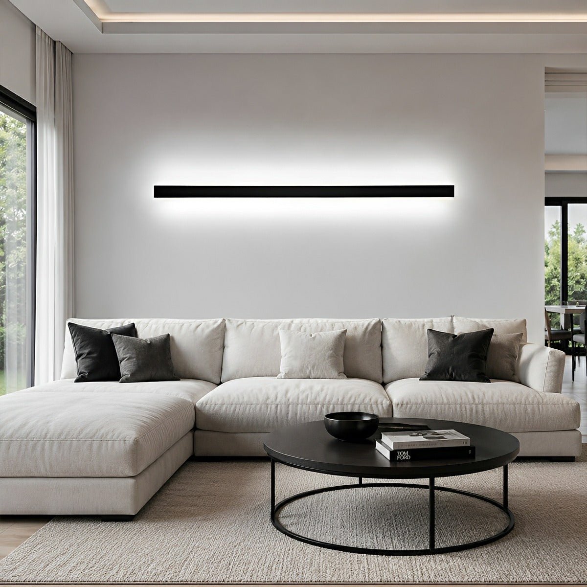 Waterproof Modern LED Long Strip Outdoor Wall Porch Lights - Flyachilles