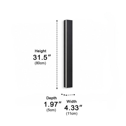 Waterproof Modern LED Long Strip Outdoor Wall Porch Lights - Flyachilles