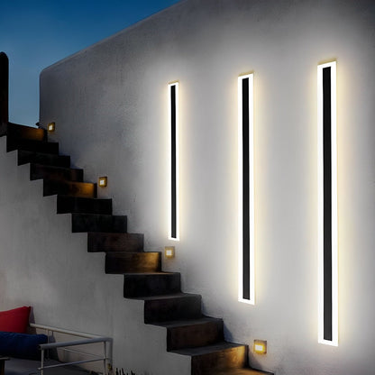 Waterproof Modern Long Strip Outdoor Wall Sconce Lighting - Flyachilles