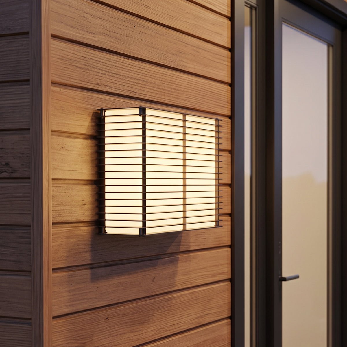 Waterproof Modern Louvered LED Outdoor Wall Light - Flyachilles