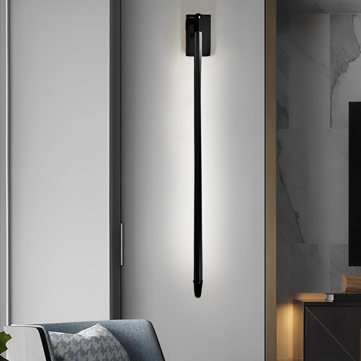 Waterproof Modern Minimalist Rotatable Long Strip LED Wall Sconces - Flyachilles