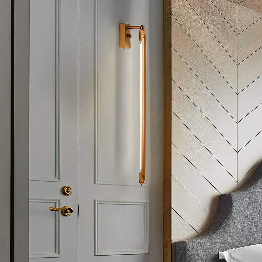 Waterproof Modern Minimalist Rotatable Long Strip LED Wall Sconces - Flyachilles