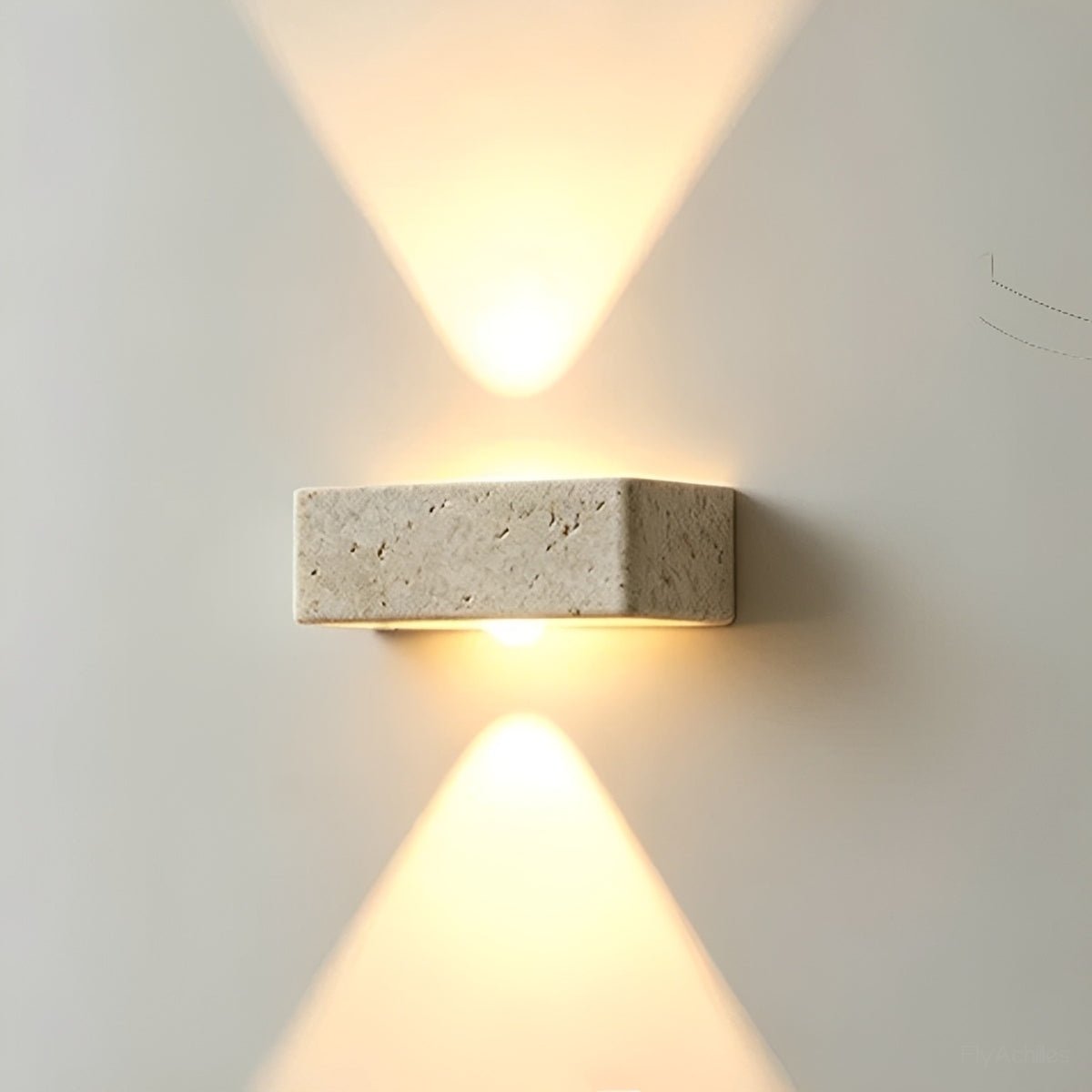 Waterproof Modern Natural Stone Up and Down LED Outdoor Wall Light - Flyachilles